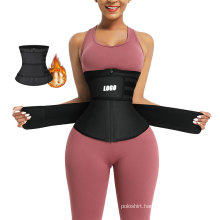 wholesale fitness loose weight women private labeling 2 belt latex waist trainer